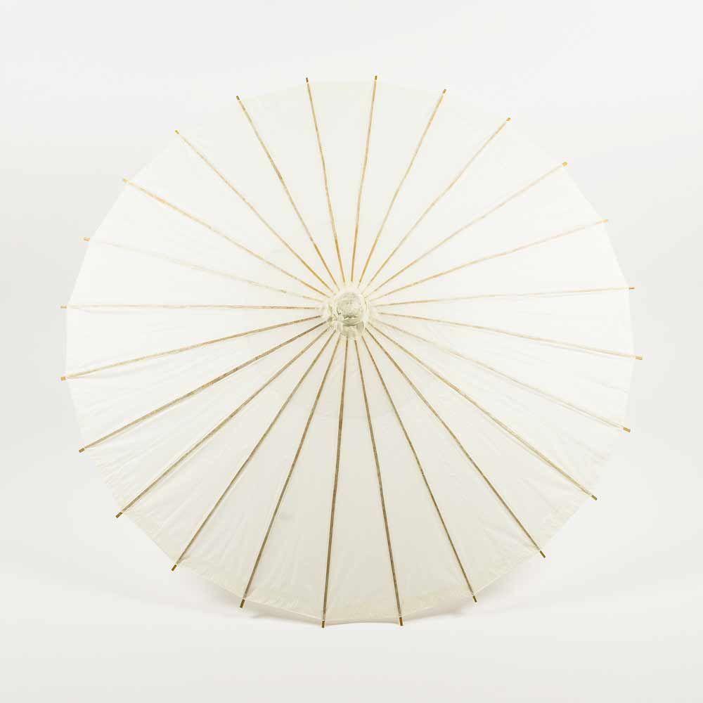 28" Beige/Ivory Paper Parasol Umbrella - AsianImportStore.com - B2B Wholesale Lighting and Decor