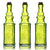 3 Pack | 6.5" Ella Chartreuse Vintage Glass Bottle with Cork - DIY Wedding Flower Bud Vases - AsianImportStore.com - B2B Wholesale Lighting and Decor