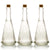 3 Pack | 6.6" Marguerite Clear Vintage Glass Bottle with Cork - DIY Wedding Flower Bud Vases - AsianImportStore.com - B2B Wholesale Lighting and Decor