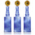 3 Pack | 8.86" Camila Lavender Vintage Glass Bottle with Cork - DIY Wedding Flower Bud Vases - AsianImportStore.com - B2B Wholesale Lighting and Decor