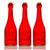 3 Pack | 6.6" Stella Red Vintage Glass Bottle with Cork - DIY Wedding Flower Bud Vases - AsianImportStore.com - B2B Wholesale Lighting and Decor