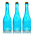 3 Pack | 6.6" Stella Turquoise Vintage Glass Bottle with Cork - DIY Wedding Flower Bud Vases - AsianImportStore.com - B2B Wholesale Lighting and Decor