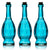 3 Pack | 6.5" Vera Turquoise Vintage Glass Bottle with Cork - DIY Wedding Flower & Bud Vases - AsianImportStore.com - B2B Wholesale Lighting & Decor since 2002
