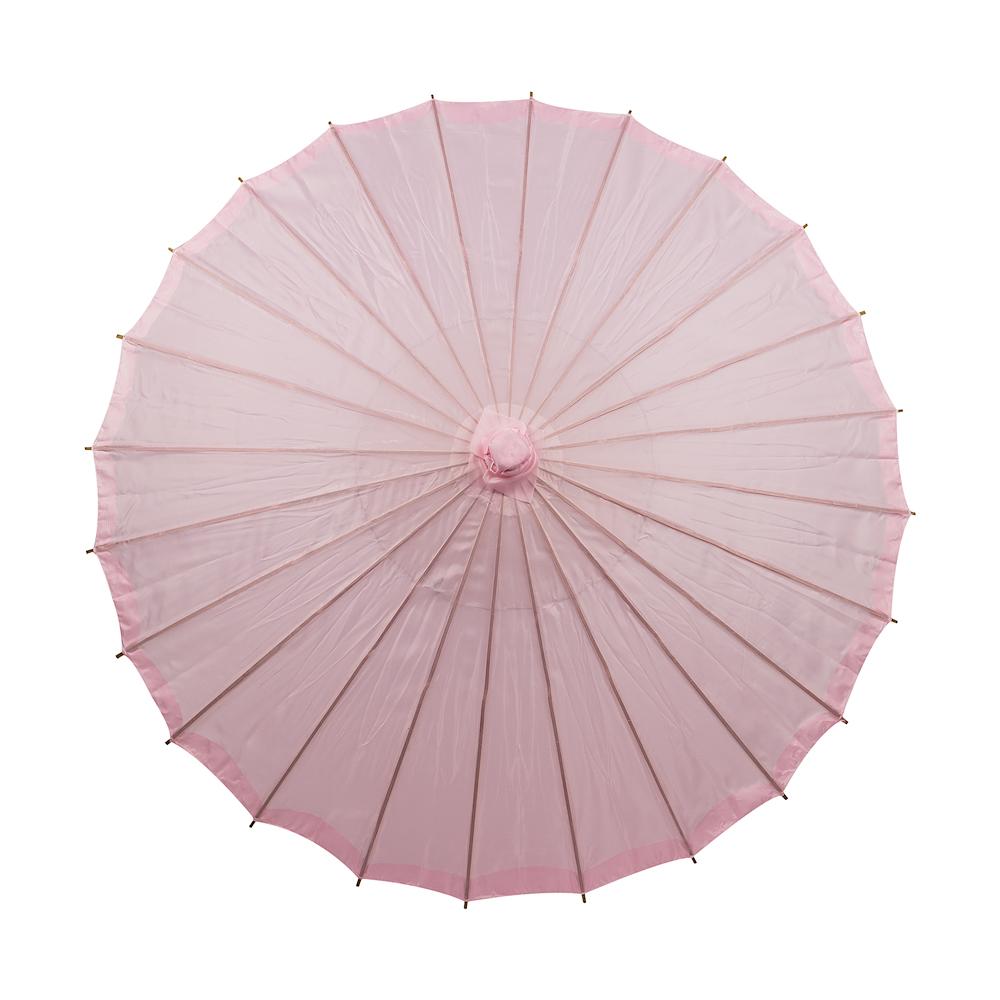 32" Pink Parasol Umbrella, Premium Nylon with Elegant Handle