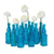 12 Pack | 6.5" Ella Turquoise Vintage Glass Bottle with Cork - DIY Wedding Flower Bud Vases - AsianImportStore.com - B2B Wholesale Lighting & Decor since 2002
