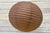 4" Brown Round Paper Lantern, Even Ribbing, Hanging Decoration (10 PACK) - AsianImportStore.com - B2B Wholesale Lighting and Decor