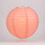 36" Roseate / Pink Coral Jumbo Round Paper Lantern, Even Ribbing, Chinese Hanging Wedding & Party Decoration - AsianImportStore.com - B2B Wholesale Lighting and Decor
