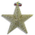 12" Large Gold Glittered Star Hanging Ornaments Christmas Tree Wedding Party Home Decoration - AsianImportStore.com - B2B Wholesale Lighting and Decor