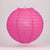 4" Fuchsia / Hot Pink Round Paper Lantern, Even Ribbing, Hanging Decoration (10 PACK) - AsianImportStore.com - B2B Wholesale Lighting and Decor