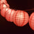 4" Fuchsia / Hot Pink Round Paper Lantern, Even Ribbing, Hanging Decoration (10 PACK) - AsianImportStore.com - B2B Wholesale Lighting and Decor