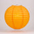 4" Orange Round Paper Lantern, Even Ribbing, Hanging Decoration (10 PACK) - AsianImportStore.com - B2B Wholesale Lighting and Decor