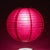 14" Velvet Red Round Paper Lantern, Even Ribbing, Hanging Decoration - AsianImportStore.com - B2B Wholesale Lighting and Decor