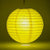 4" Yellow Round Paper Lantern, Even Ribbing, Hanging Decoration (10 PACK) - AsianImportStore.com - B2B Wholesale Lighting and Decor