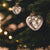 6 Pack | 1.5-Inch Silver Cora Mercury Glass Heart Ornaments Christmas Tree Decoration - AsianImportStore.com - B2B Wholesale Lighting & Décor since 2002.