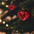 6 Pack | 1.5-Inch Red Cora Mercury Glass Heart Ornaments Christmas Tree Decoration - AsianImportStore.com - B2B Wholesale Lighting & Décor since 2002.