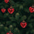 6 Pack | 1.5-Inch Red Cora Mercury Glass Heart Ornaments Christmas Tree Decoration - AsianImportStore.com - B2B Wholesale Lighting & Décor since 2002.