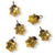 6 Pack | 1.5-Inch Gold Imogen Mercury Glass Star Ornaments Christmas Tree Decoration - AsianImportStore.com - B2B Wholesale Lighting & Décor since 2002.