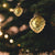 6 Pack | 1.5-Inch Gold Viola Mercury Glass Heart Ornaments Christmas Tree Decoration - AsianImportStore.com - B2B Wholesale Lighting & Décor since 2002.