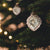 6 Pack | 1.5" Silver Viola Mercury Glass Heart Ornaments Christmas Tree Decoration - AsianImportStore.com - B2B Wholesale Lighting & Décor since 2002.
