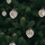 6 Pack | 1.5" Silver Viola Mercury Glass Heart Ornaments Christmas Tree Decoration - AsianImportStore.com - B2B Wholesale Lighting & Décor since 2002.