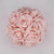 6.5" Pink Foam Rose Flower Pomander Kissing Ball Decoration - AsianImportStore.com - B2B Wholesale Lighting and Decor