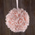 6.5" Pink Foam Rose Flower Pomander Kissing Ball Decoration - AsianImportStore.com - B2B Wholesale Lighting and Decor