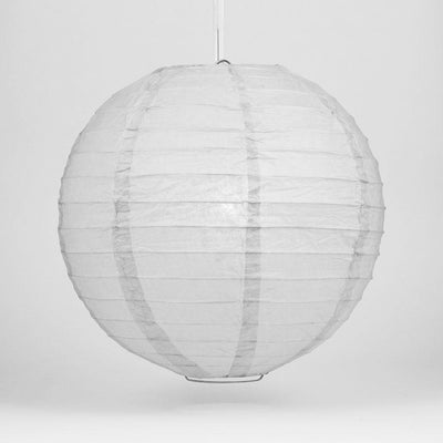 6" Gray / Grey Round Paper Lantern, Even Ribbing, Chinese Hanging Wedding & Party Decoration - AsianImportStore.com - B2B Wholesale Lighting and Decor