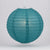 6" Tahiti Teal Round Paper Lantern, Even Ribbing, Chinese Hanging Wedding & Party Decoration - AsianImportStore.com - B2B Wholesale Lighting and Decor