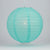 6" Water Blue Round Paper Lantern, Even Ribbing, Chinese Hanging Wedding & Party Decoration - AsianImportStore.com - B2B Wholesale Lighting and Decor