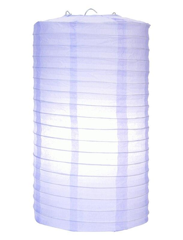 8" Lavender Cylinder Paper Lantern - PaperLanternStore.com - Paper Lanterns, Decor, Party Lights & More