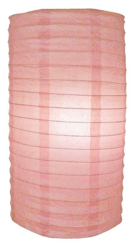 8" Pink Cylinder Paper Lantern - PaperLanternStore.com - Paper Lanterns, Decor, Party Lights & More