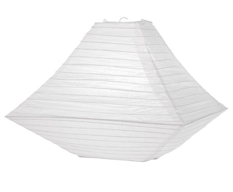 (Discontinued) 18" White Pagoda Paper Lantern - AsianImportStore.com - B2B Wholesale Lighting & Décor since 2002.