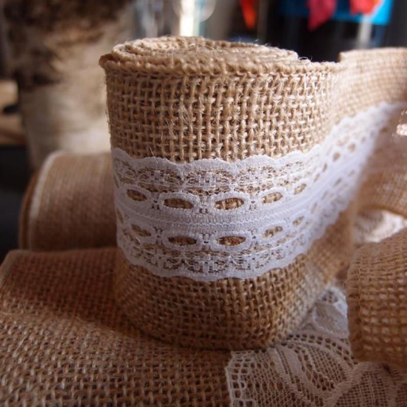 Burlap and Lace Style No.6 Fabric Wrap Roll (2.4 x 6 Ft) (20 PACK) - AsianImportStore.com - B2B Wholesale Lighting and Décor