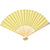 Lemonade Yellow Premium Paper Hand Fan (100 PACK) - AsianImportStore.com - B2B Wholesale Lighting and Décor