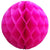 8" Fuchsia / Hot Pink Round Tissue Lantern, Honeycomb Ball, Hanging (102 PACK) - AsianImportStore.com - B2B Wholesale Lighting and Décor