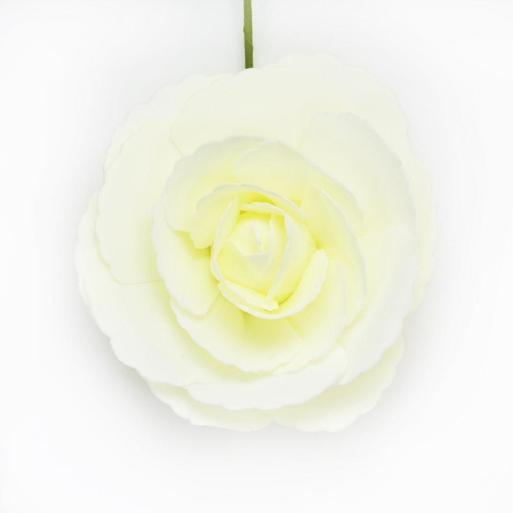 8-Inch Beige/Ivory Tea Rose Foam Flower Backdrop Wall Decor, 3D Premade (4-PACK)  for Weddings, Photo Shoots, Birthday Parties and more - AsianImportStore.com - B2B Wholesale Lighting and Decor
