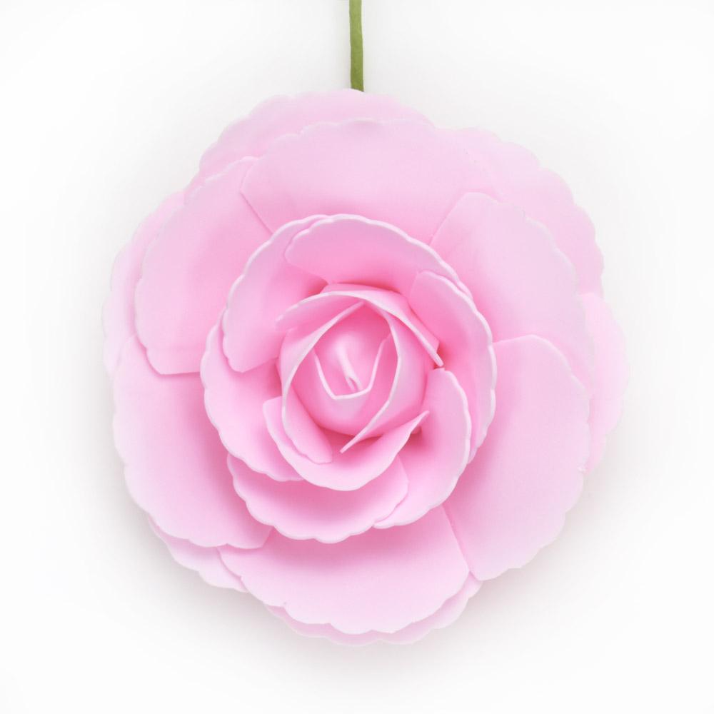 8-Inch Pink Tea Rose Foam Flower Backdrop Wall Decor, 3D Premade (4-PACK)  for Weddings, Photo Shoots, Birthday Parties and more - AsianImportStore.com - B2B Wholesale Lighting and Decor