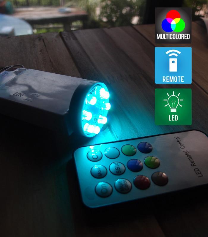 Fantado MoonBright&#8482; BULK COMBO 8 LED Color Changing Battery Powered Lights for Lanterns (6 PACK + Remote Control) - AsianImportStore.com - B2B Wholesale Lighting and Decor