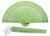 8" Light Lime Green Wood Panel Hand Fan w/ Organza Bag for Weddings - AsianImportStore.com - B2B Wholesale Lighting and Decor