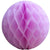8" Pink Round Tissue Lantern, Honeycomb Ball, Hanging (3 PACK) - AsianImportStore.com - B2B Wholesale Lighting and Decor
