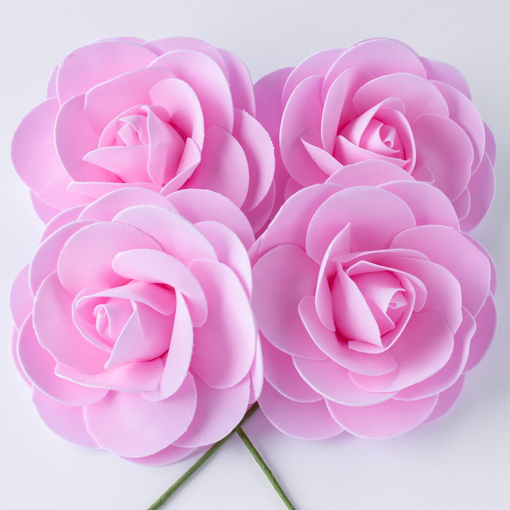 8-Inch Pink Ranunculus Foam Flower Backdrop Wall Decor, 3D Premade (4-PACK)  for Weddings, Photo Shoots, Birthday Parties and more - AsianImportStore.com - B2B Wholesale Lighting and Decor