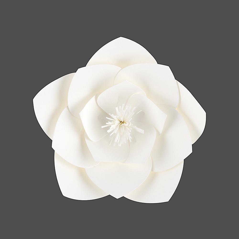 8" Anemone White Paper Flower Backdrop Wall Decor, 3D Premade for Weddings, Photo Shoots, Birthday Parties and more (20 PACK) - AsianImportStore.com - B2B Wholesale Lighting and Décor