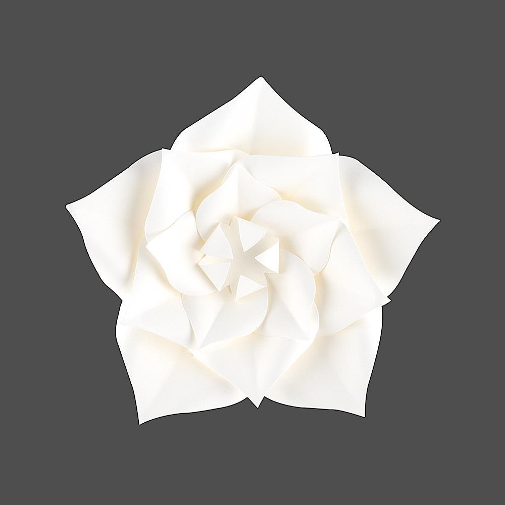 8" Gardenia White Paper Flower Backdrop Wall Decor, 3D Premade for Weddings, Photo Shoots, Birthday Parties and more (20 PACK) - AsianImportStore.com - B2B Wholesale Lighting and Décor