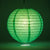 8" Emerald Green Round Paper Lantern, Even Ribbing, Chinese Hanging Wedding & Party Decoration - AsianImportStore.com - B2B Wholesale Lighting and Decor