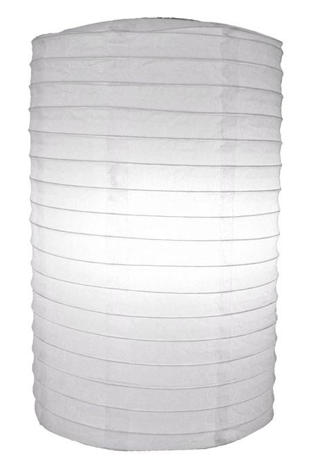 8" White Cylinder Paper Lantern - AsianImportStore.com - B2B Wholesale Lighting & Décor since 2002.