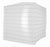 8" White Shimmering Nylon Square Lantern - AsianImportStore.com - B2B Wholesale Lighting and Decor
