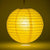 8" Yellow-Orange Round Paper Lantern, Even Ribbing, Hanging Decoration - AsianImportStore.com - B2B Wholesale Lighting and Decor