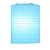 Turquoise Hako Paper Lantern - AsianImportStore.com - B2B Wholesale Lighting and Decor