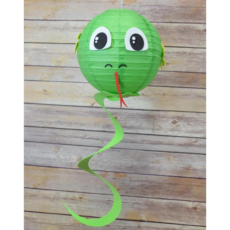 8" Paper Lantern Animal Face DIY Kit - Snake (Kid Craft Project) - AsianImportStore.com - B2B Wholesale Lighting & Decor since 2002