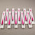 9" Fuchsia / Hot Pink Accordion Paper Hand Fan for Weddings (10 Pack) - AsianImportStore.com - B2B Wholesale Lighting and Decor